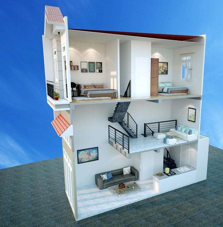 Xây nhà 2 tầng giá khoảng bao nhiêu tiền